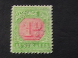 AUSTRALIA # J40-USED---POSTAGE DUE---1909-23