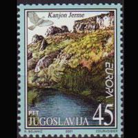 YUGOSLAVIA 2001 - Scott# 2523 Europa-Canyon 45d NH