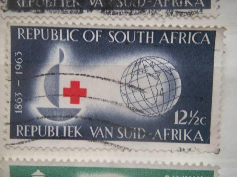 SOUTH AFRICA, 1963, used 12 1/2c, International Red Cross. Scott 286