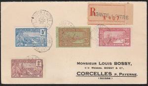 GUADELOUPE 1923 cover Pointe a Pitre to Switzerland.......................46742