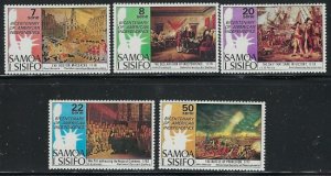 Samoa 428-32 MNH 1976 American Bicentennial (fe9136)