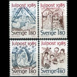 SWEDEN 1985 - Scott# 1558-61 Pictor Paintings Set of 4 NH