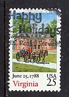 Scott # 2345      used  sheet   single  Virginia