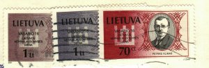 Lithuania #624, 686, 734 used