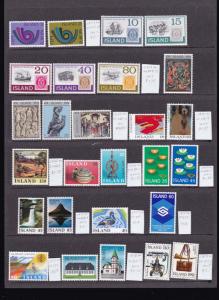 Iceland 1958-200 Fresh MNH collection Cat.$1,008 (Offer)