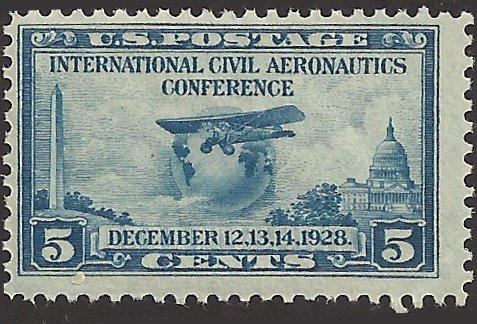 # 650 MNH - SCV-7.25 - Blue - Aeronautics Conference 