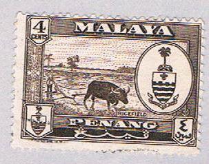 Malaya Penang 58 Used State Crest (BP23125)