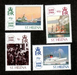 St Helena 412-415 Mint NH MNH Lloyd's List!