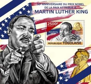 Martin Luther King Jr Nobel Peace Prize Africa US Politics Togo MNH stamp set