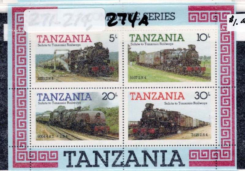 Tanzania #274a MNH - Stamp Souvenir Sheet