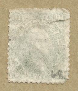 Scott #68 12 cent yellow/green Washington 1861-1862