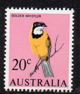 AUSTRALIA - 1966 - BIRDS - GOLDEN WHISTLER - 20ç -