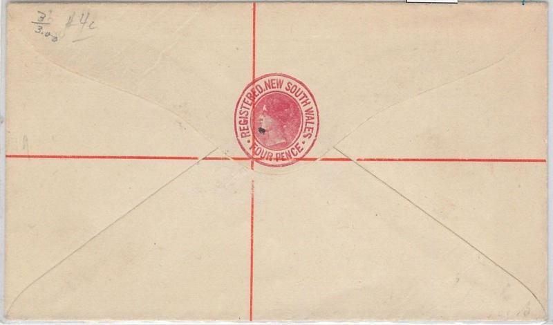 52288 - AUSTRALIA:  NEW SOUTH WALES -  POSTAL STATIONERY COVER - H & G # 4c