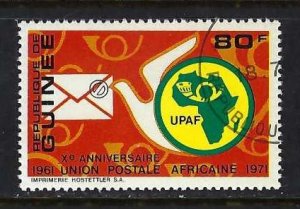 GUINEA 611 VFU MAP Z267