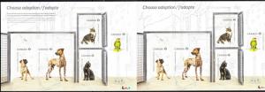 CANADA # 2637-2641 Mint NH - Complete  Booklet - BK536 - Dog -  Cat - Parrot