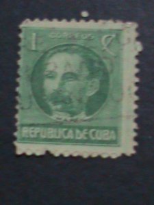 ​CUBA- VERY OLD CUBA STAMPS FAMOUS PEOPLE USED- VF WE SHIP TO WORLD WIDE.