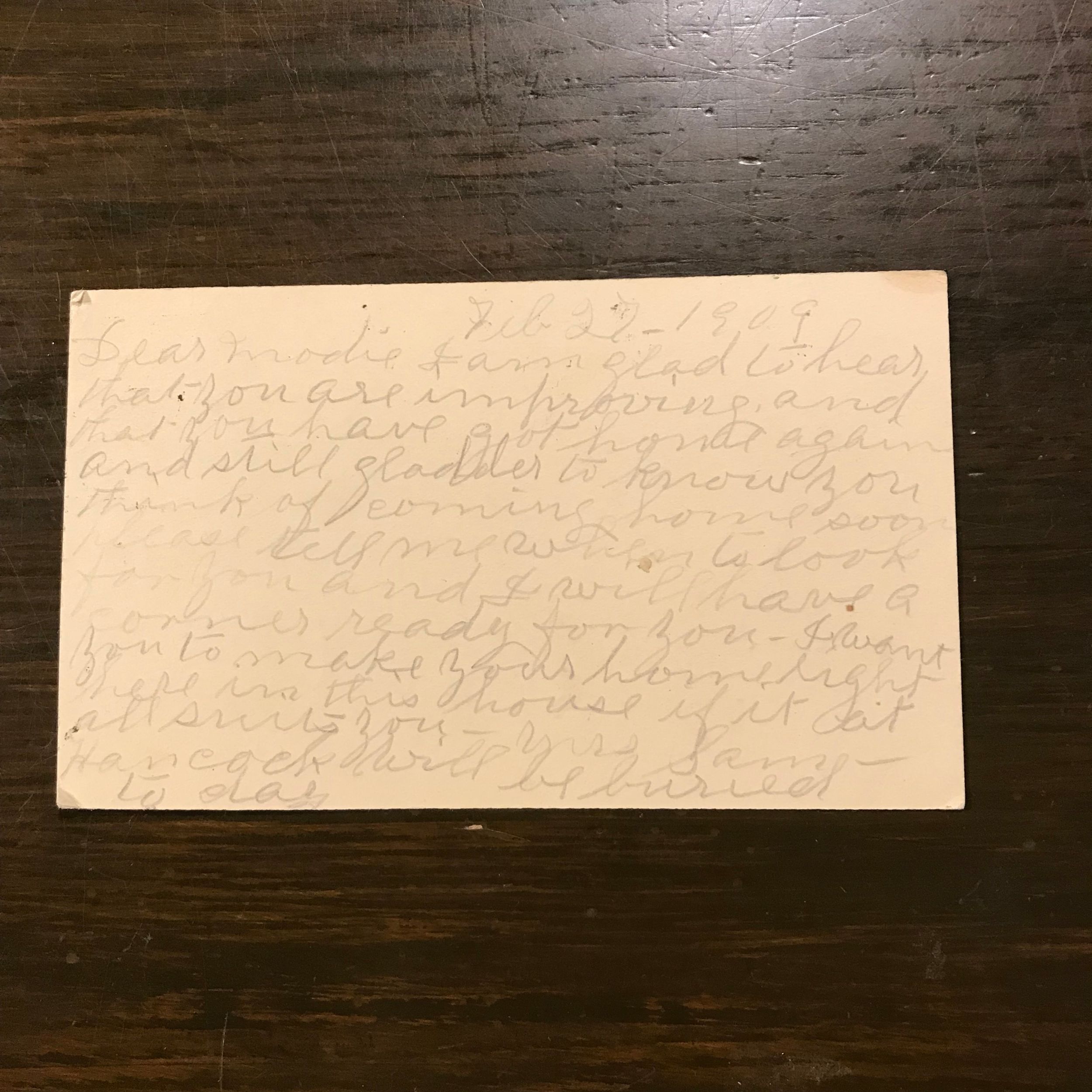 US SC UX19 1¢ McKinley Post Card (2) Canceled FEB. 1909 Centerview, MO