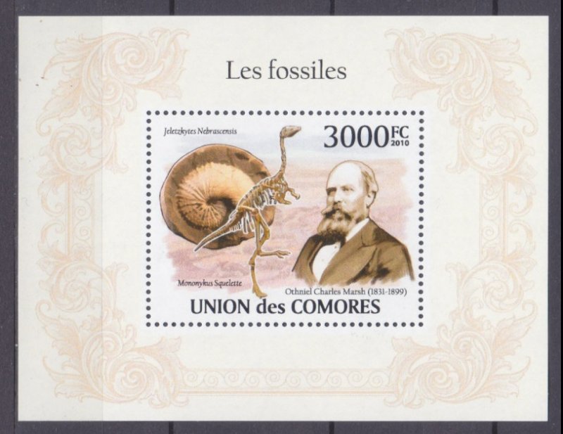 2009 Comoro Islands 2650/B564 Dinosaurs 15,00 €