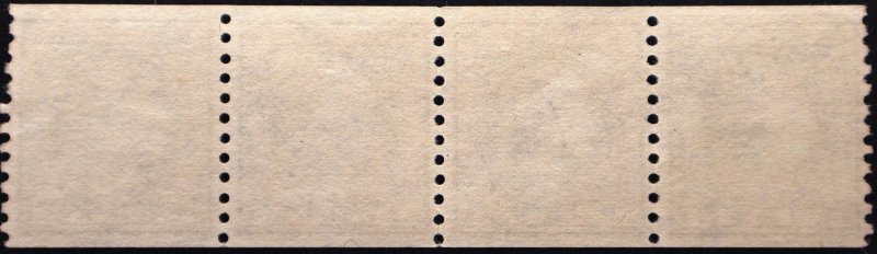 U.S. Used Stamp Scott #490 1c Washington Strip/4, VF - XF. CDS Cancel. Choice!