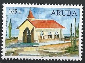 Aruba #196 165c Alto Vista Church 2000 mnh