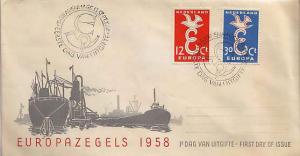 Netherlands, First Day Cover, Europa