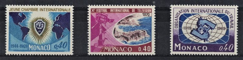 MONACO 1966 / 1969 - complete sets MNH (20 scans)