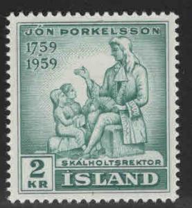 ICELAND Scott 317 MNH** 1959 Teacher stamp