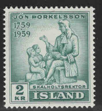 ICELAND Scott 317 MNH** 1959 Teacher stamp