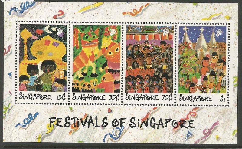 Singapore 1989 SG MS610 MNH (2cwu)