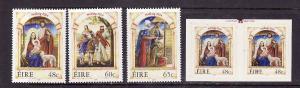 Ireland-Sc#1582-5-unused NH set & self-adhesive pair-2004-