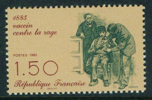 FRANCE Scott 1979 MNH** Rabies Pasteur stamp