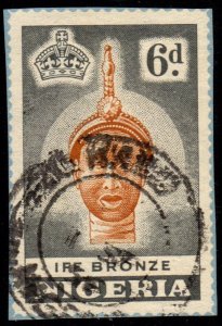 Nigeria - POstal Stationery (Air Letter) Cutout (Bronze Scultpure)