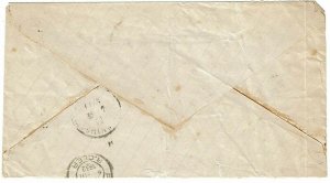 Indochina 1932 Battambang (Cambodia) cancel on cover to France