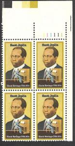 US Plate Block #2044, Joplin, MNH*-