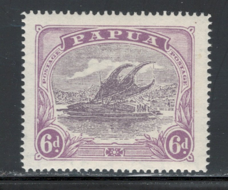 Papua New Guinea 1923 Lakatoi 6p Scott # 69 MH