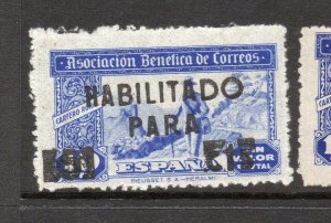 Spain 1930s Civil War Period Local Issue Fine Mint Hinged Surcharged NW-18521