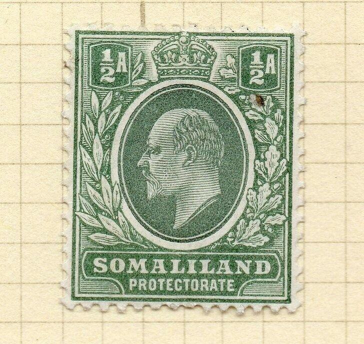 Somaliland Protectorate 1904 Early Issue Fine Mint Hinged 1/2a. 297788