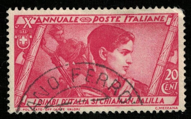 1932 Italy 20c SC #293 (T-7906)