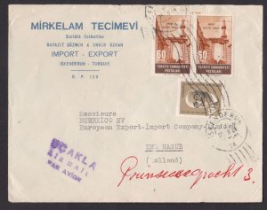 TURKEY - 1984 ENVELOPE TO HOLLAND WITH STAMPS