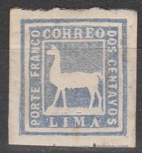 Peru #20   Unused  CV $50.00  (A7395)