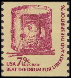 US 1615 Drum bulk rate 7.9c coil single (1 stamp) MNH 1976