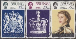 Brunei #226-228  Used