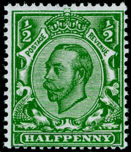 SG344 SPEC N5(3), ½d deep green, NH MINT. Cat £18. WMK ROYAL CYPHER (SIMPLE)