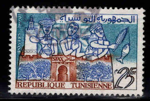 Tunis Tunisia Scott 352 Used 1960 stamp