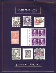 Postage Stamps of the World, Cherrystone 01/16-18/07