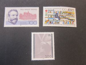 Germany 1991 Sc 1663,78-79 set MNH