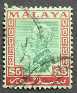 Malaya/Selangor 1936 Two Dollars SG 84 used