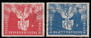 German Democratic Republic Polish President Visit Set Used