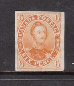 Canada #2TCii XF Proof In Orange Yellow On India Paper