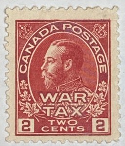 CANADA 1915 #MR2 War Tax Stamp - MH (CV 25$ +)